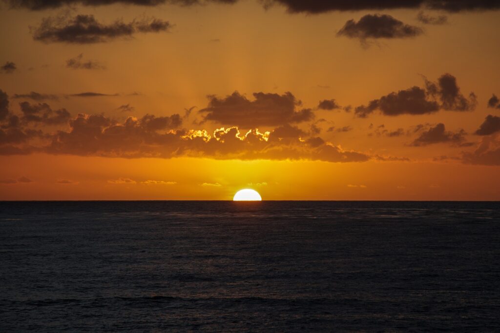 san diego sunset at the ocean